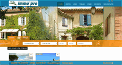 Desktop Screenshot of immopro.fr
