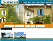 Tablet Screenshot of immopro.fr