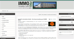 Desktop Screenshot of immopro.at